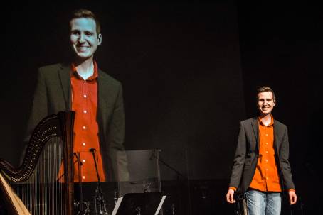 Tristan Schulz auf der Bühne